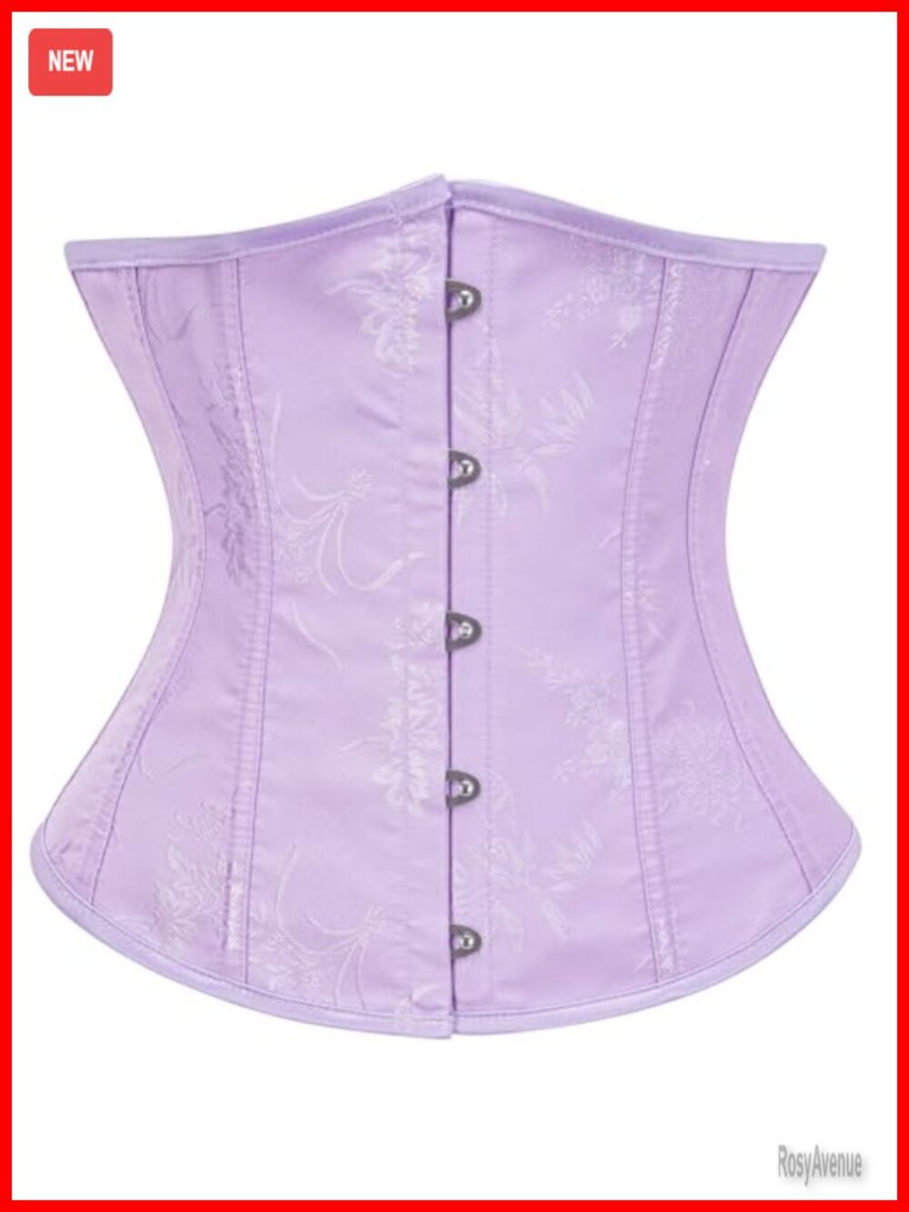 Women's Satin Lace Up Corset Waist Cincher Bustier Steampunk Costume Top